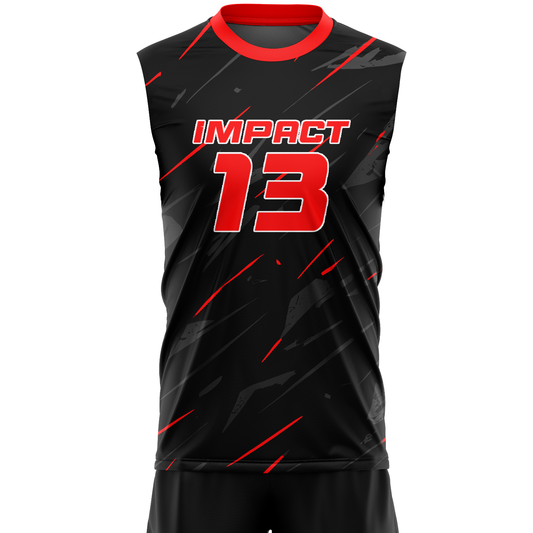 Impact Boys Custom Volleyball Jersey A sleek and customizable boys volleyball jersey for competitive play