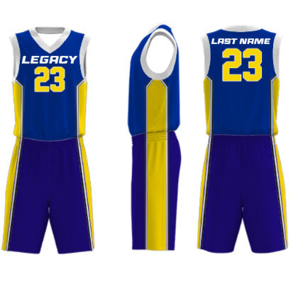 Legacy Boys Custom Basketball Jerseys A stylish and customizable boys basketball jersey for competitive play