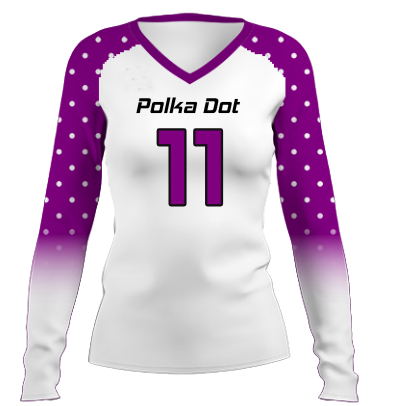 Polka Dot Custom Volleyball Jersey