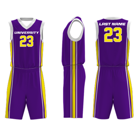 University Boys Custom Basketball Jerseys A durable and breathable boys basketball jersey for school teams