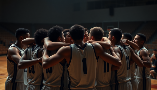 boys wearing customer basketball jerseys
