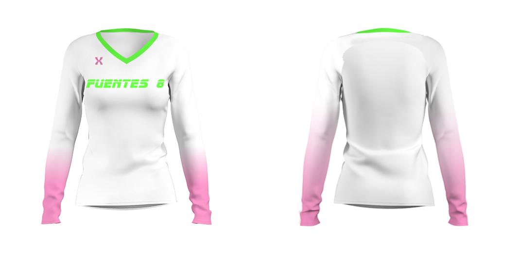 Spiker Custom Ombre Volleyball Jersey