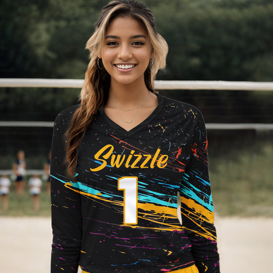 Swizzle Personalized Volleyball Jersey