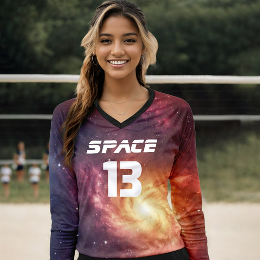 Space Personalized Volleyball Jersey