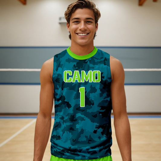 Camo Custom Volleyball Jersey