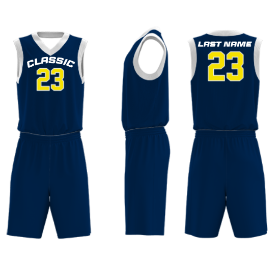 Classic Boys Custom Basketball Jersey A stylish and durable boys basketball jersey for high performance play