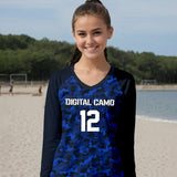 Digital Camo Custom Volleyball Jersey