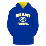 Grant Football Blue with Yellow Interior Tech Hoodie