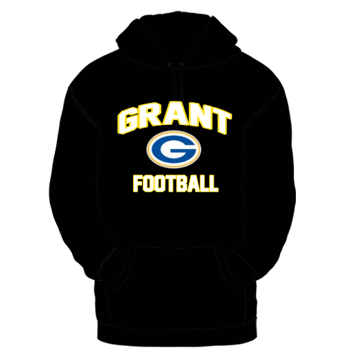 Grant Football Black Tech Hoodie