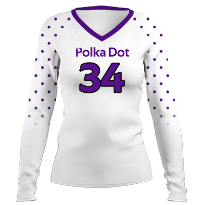 Polka Dot Custom Volleyball Jersey