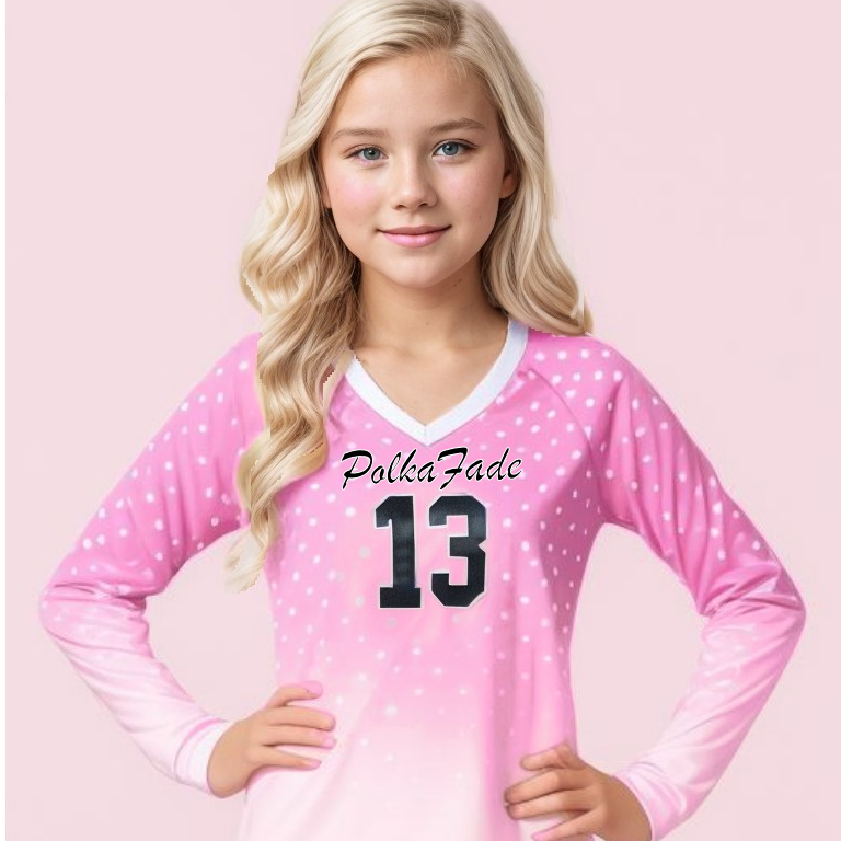 Polka Dot Fade Volleyball Jersey - Coming Soon - Pre Order
