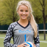 Polka Dot Custom Volleyball Jersey