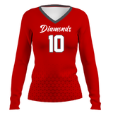Diamonds Custom Volleyball Jersey