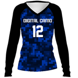 Digital Camo Custom Volleyball Jersey