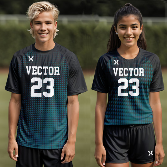 Vector Soccer Jersey & Shorts Set