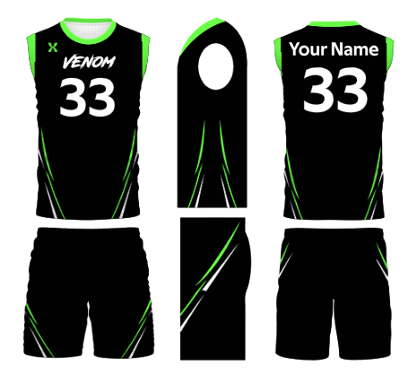 Venom Boys Custom Volleyball Jersey