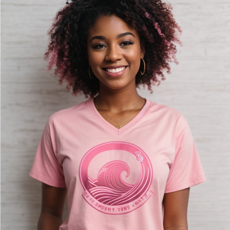 Custom Girls/Womens Performance V-Neck Shirt - YS-XXXL- 100% Poly Wicking